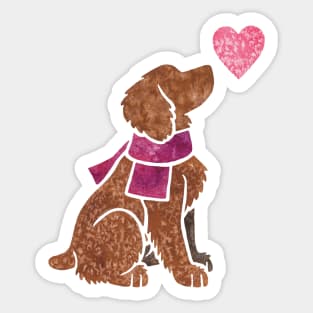 Watercolour Working Cocker Spaniel Sticker